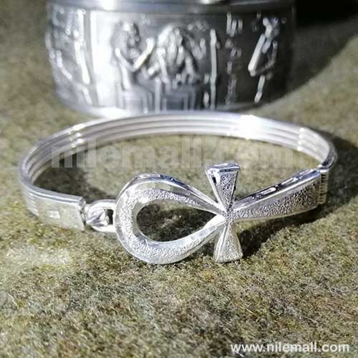 アクセサリー Egyptian Ankh Link Bracelet SV925 Silver Egyptian Handmade Ankh Bracelet | NILE MALL